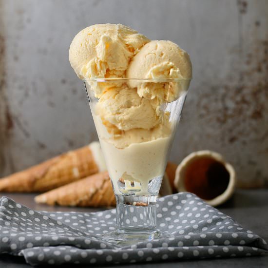 No-churn milk tart ice cream - Recipe photo by vanillafrost4