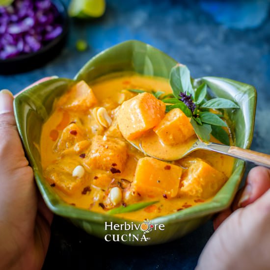 Instant Pot Butternut Squash Curry - Recipe photo by Herbivore Cucina