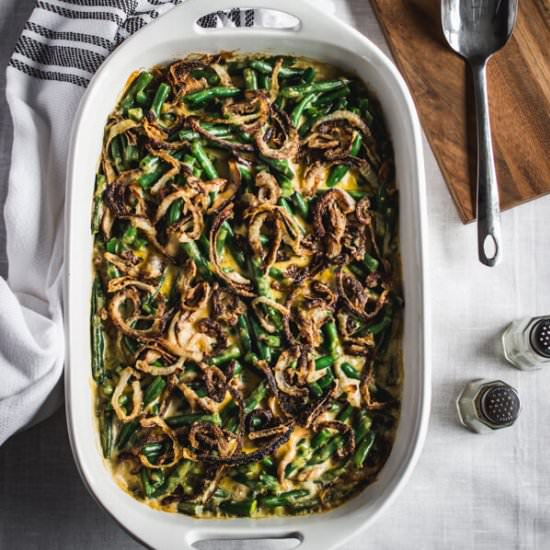 GF Cheesy Green Bean Casserole - Recipe photo by passmesometasty