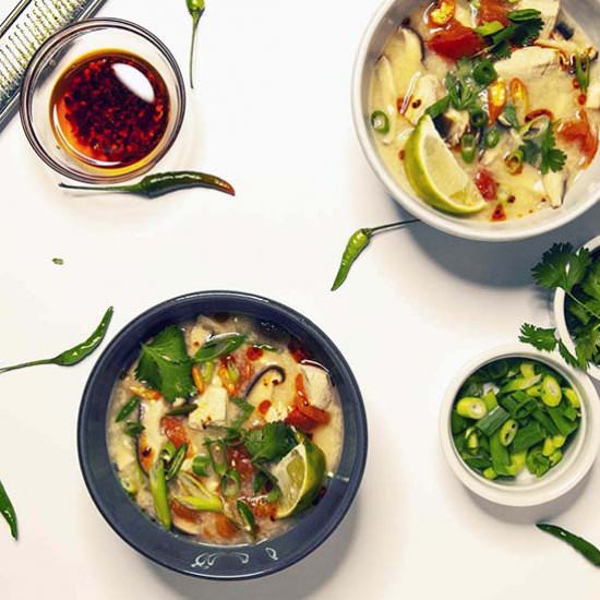 Tom Kha Gai - Recipe photo by theseasonaljunkie