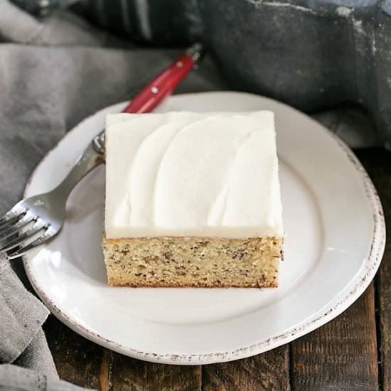 Sour Cream Banana Cake - Recipe photo by thatskinnychickcanbake