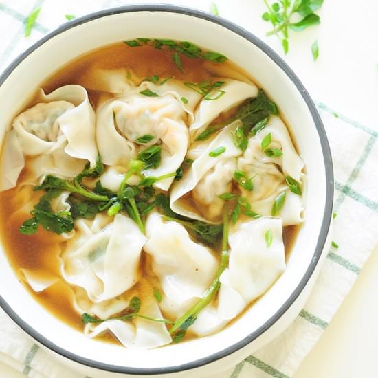 Wonton Soup - Recipe photo by StreetSmart Kitchen