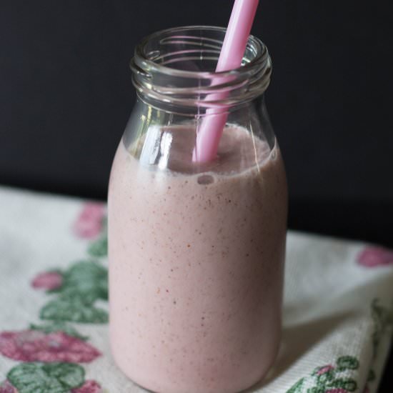 Coconut Milk Strawberry Smoothie - Recipe photo by littlebitrecipes