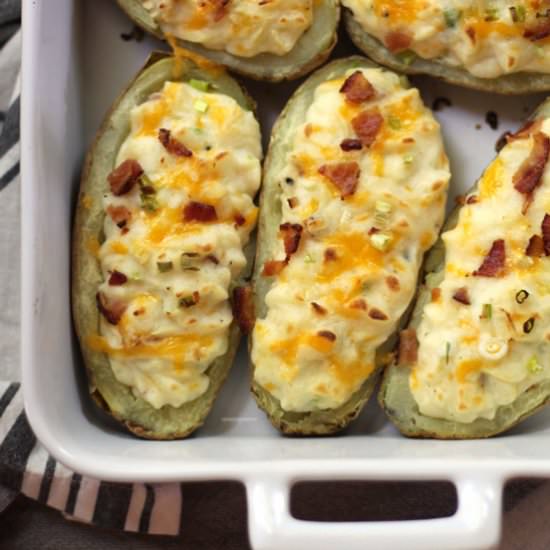 Loaded Twice Baked Potatoes - Recipe photo by suebeehomemaker
