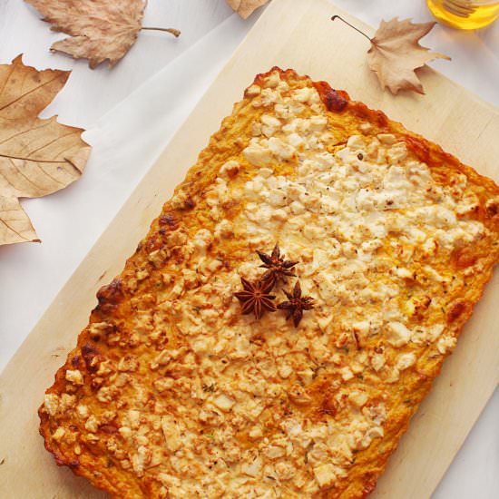 MEDITERRANEAN SAVORY PUMPKIN PIE - Recipe photo by Sylia from 30 Days of Greek Food