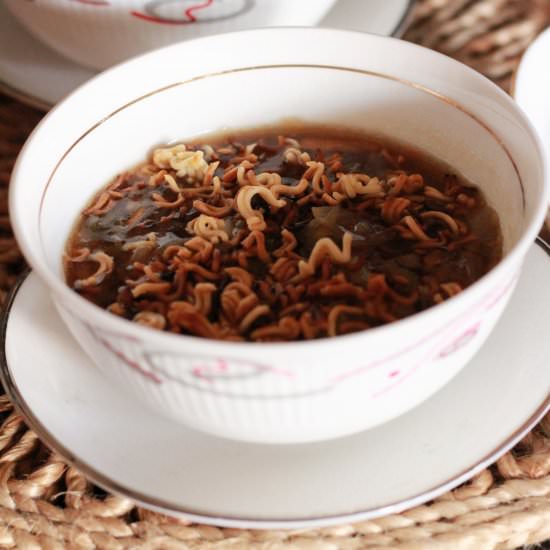 Veg Manchow Soup - Recipe photo by evergreendishes