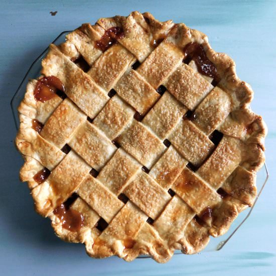 Goat Milk Caramel Apple Pie - Recipe photo by nomadic-kitchen