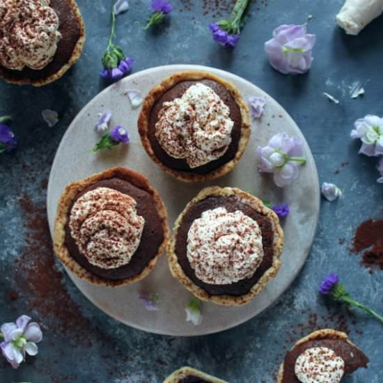 Black Forest frangipane tarts - Recipe photo by The Candid Kitchen