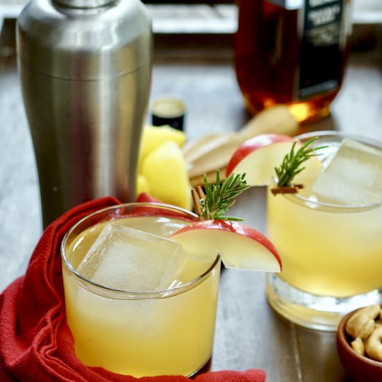 Fallen Apple Cocktail - Recipe photo by simmerandsauce