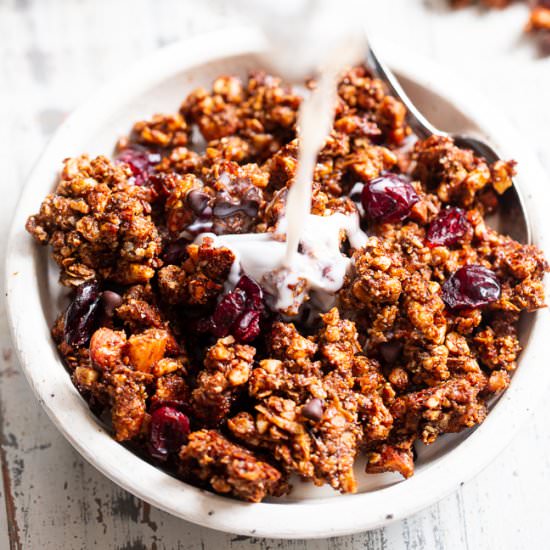 Grain Free Gingerbread Granola - Recipe photo by paleorunningmomma