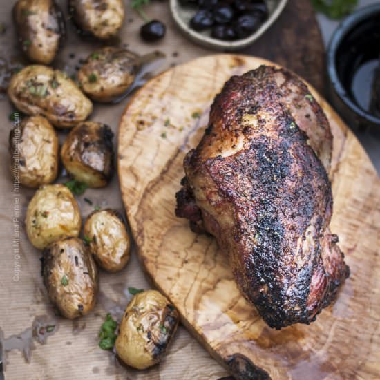 Smoked Leg of Lamb - Recipe photo by Craft Beering