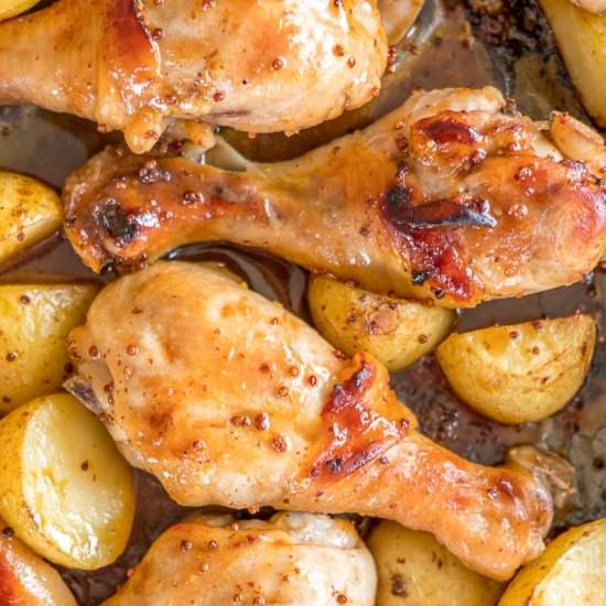 Chicken Potato Tray Bake - Recipe photo by My Kids Lick The Bowl