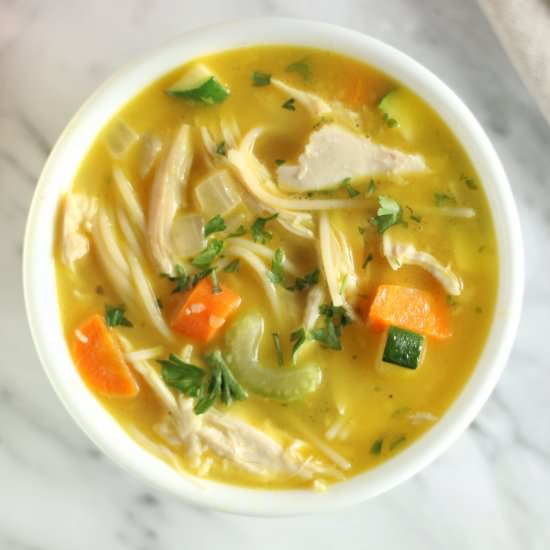 Turkey Soup - Recipe photo by Officially Gluten Free