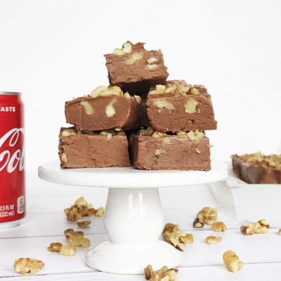 Coca-Cola Fudge with Walnuts - Recipe photo by CrayonsAndCravings