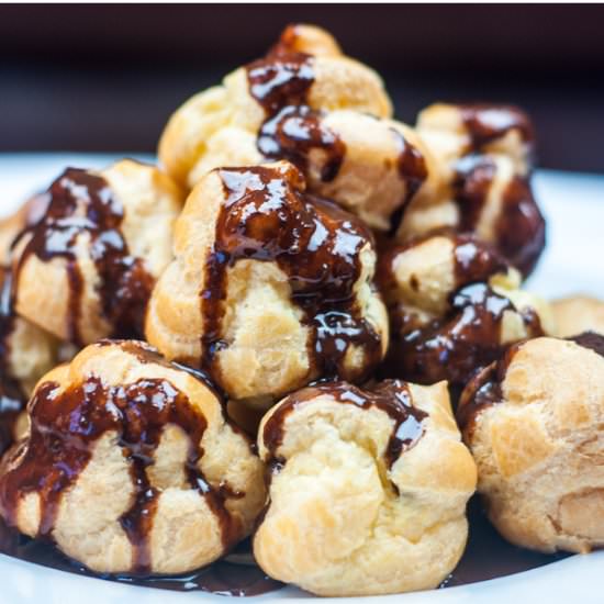 Profiteroles - Recipe photo by The Yum Yum Club