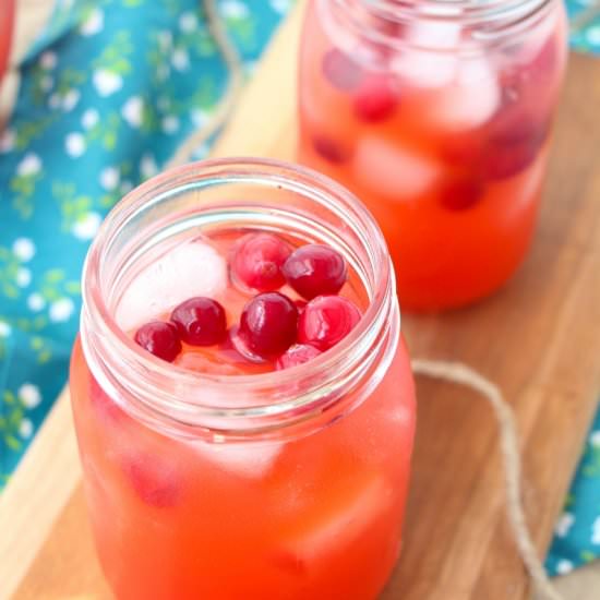Cranberry Apple Cider Punch - Recipe photo by sugarspiceandglitter