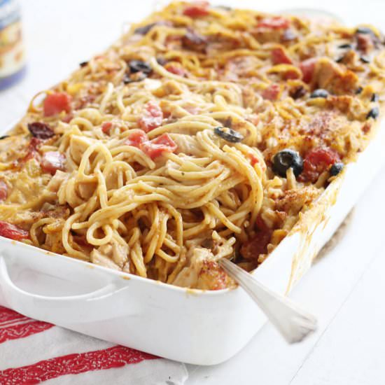 Mexican Chicken Spaghetti - Recipe photo by Buy This Cook That
