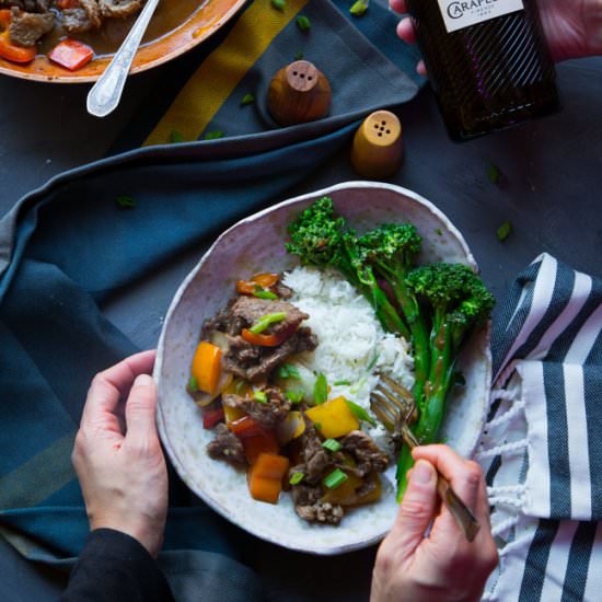 Sizzling Steak Stir-Fry - Recipe photo by WhatToCookToday
