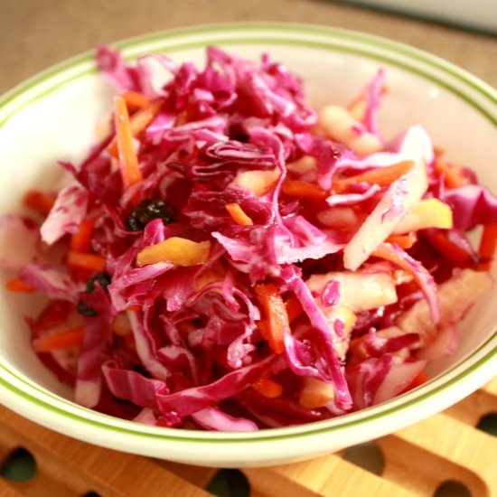 Purple Cabbage Coleslaw - Recipe photo by mercmarket