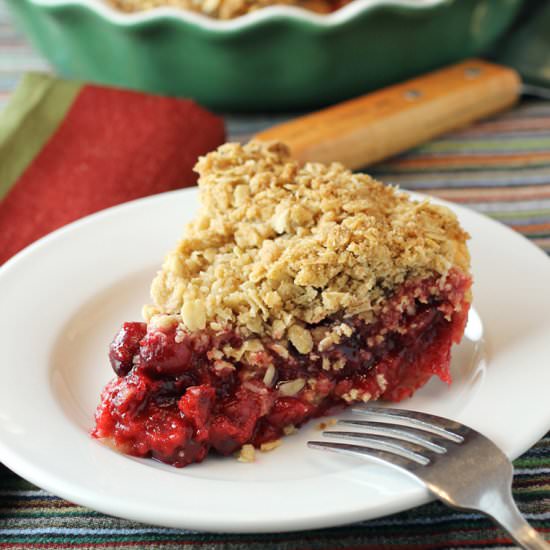 Cranberry Crumble Tart - Recipe photo by Food Gal