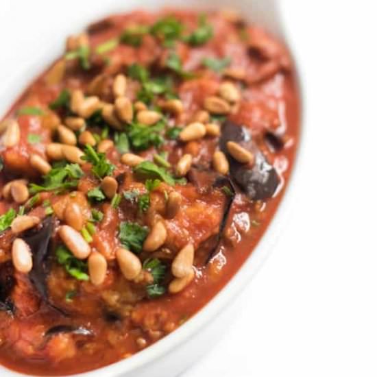 LEBANESE BAKED EGGPLANT - Recipe photo by thelemonbowl