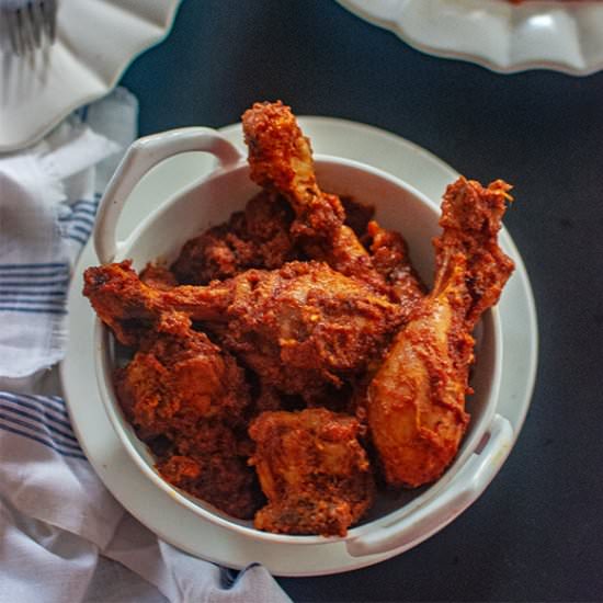Kolhapuri Chicken - Recipe photo by Debjanir Rannaghar