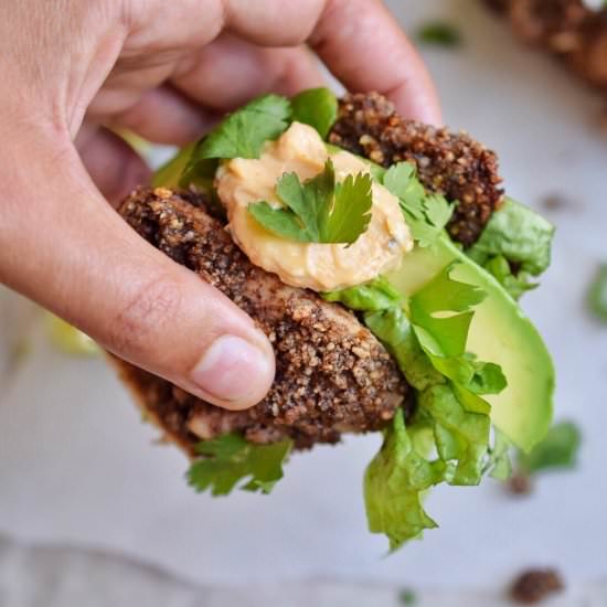 Naked Crispy Chicken Taco - Recipe photo by Castaway_Kitchen