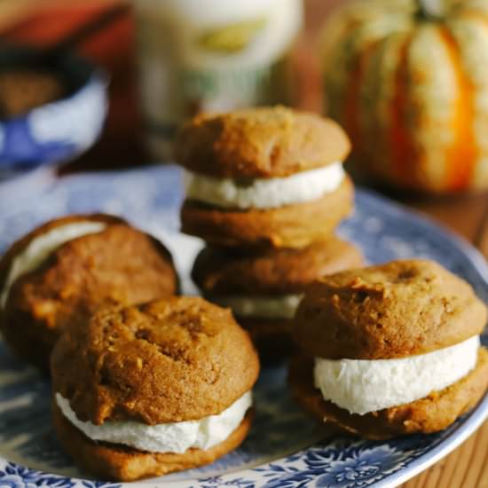 Pumpkin Whoopie Pies - Recipe photo by goldenbarrel
