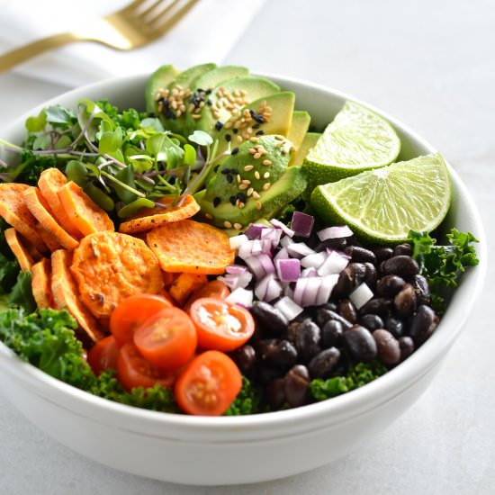 Crispy Sweet Potato and Black Bean - Recipe photo by realandvibrant