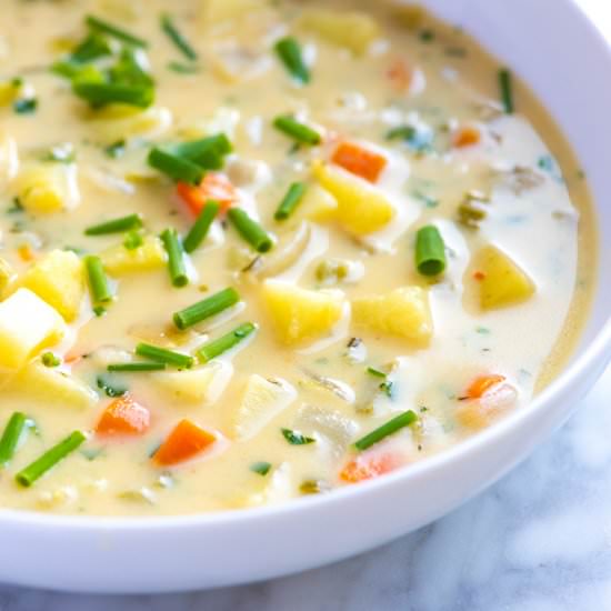Easy Homemade Potato Soup - Recipe photo by inspiredtaste