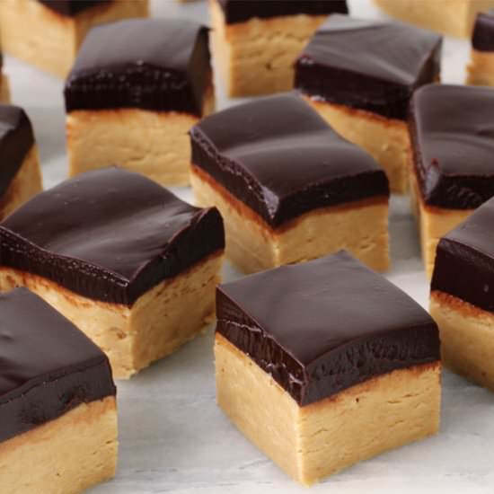 Buckeye Fudge - Recipe photo by Hungry Happenings