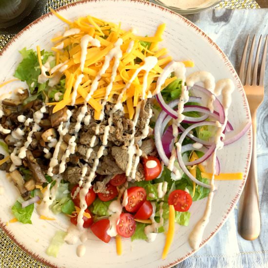 Steakhouse Salad - Recipe photo by Theyummymuffin