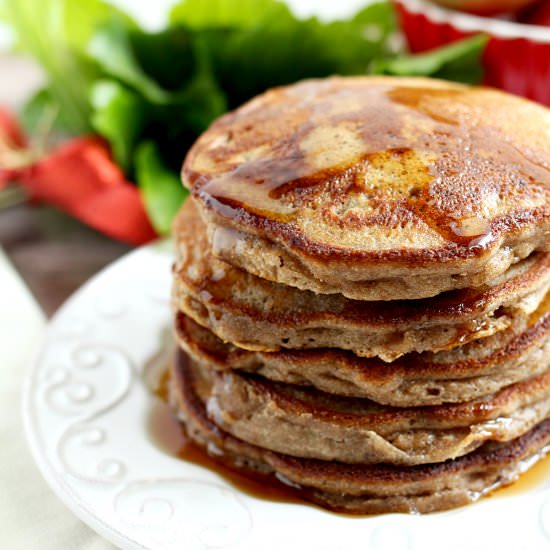 Paleo Cinnamon Apple Pancakes - Recipe photo by Adventures of a Sick Chick