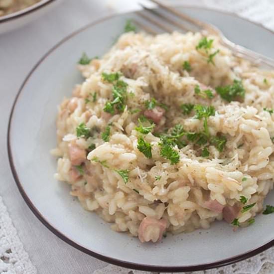 Leftover Turkey Risotto - Recipe photo by adinutza