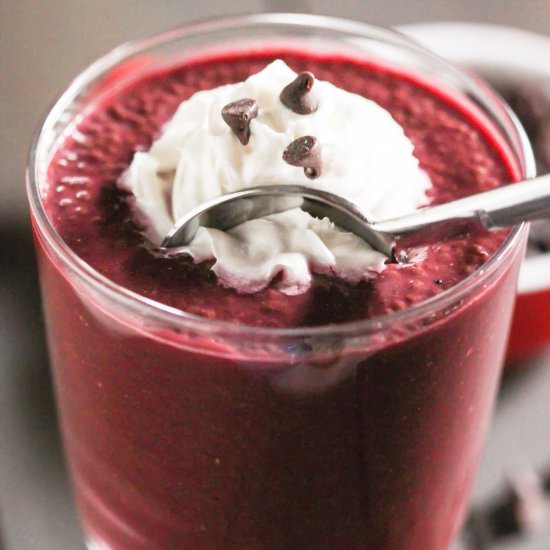 All Natural Red Velvet Chia Pudding - Recipe photo by dessertswithbenefits