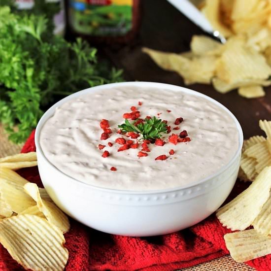 Bacon Horseradish Dip - Recipe photo by thekitchenismyplayground