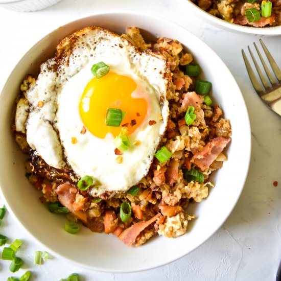 Whole30 Breakfast Fried Rice - Recipe photo by beautyandthebenchpress