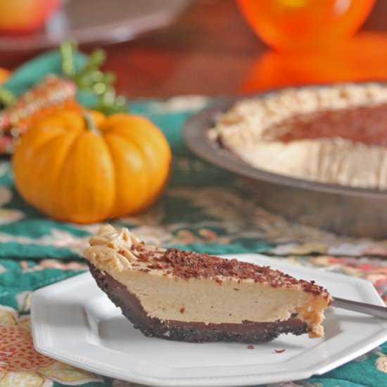 Chocolate Peanut Butter Mousse Pie - Recipe photo by FreshFoodinaFlash