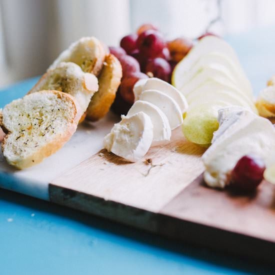 Brie Cheese Board - Recipe photo by getkamfortable