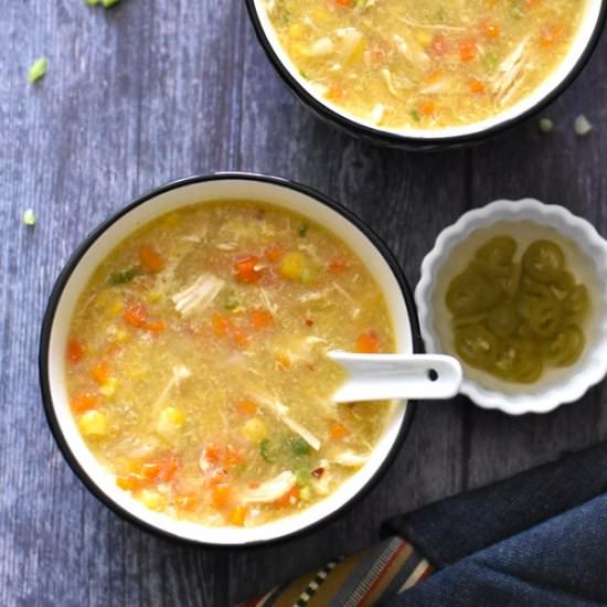 Chicken Sweet Corn Soup - Recipe photo by Spice Cravings