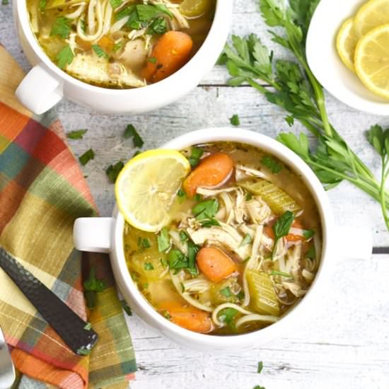 Chicken Noodle Soup - Recipe photo by Spice Cravings