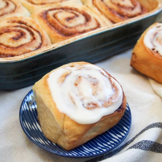 Eggnog cinnamon rolls - Recipe photo by carolinescooking