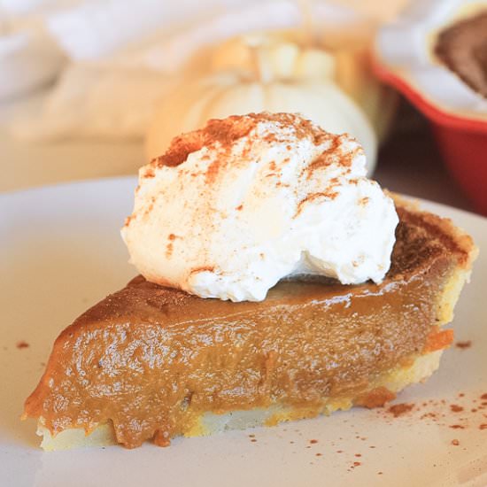 Vegan Pumpkin Pie - Recipe photo by finishedwithsalt