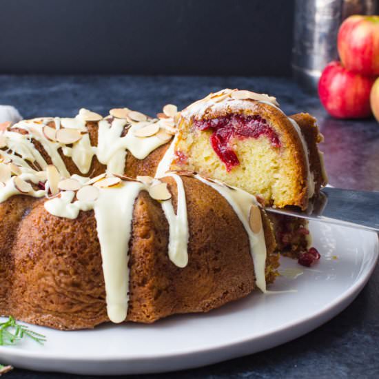 Cranberry Coffee Cake - Recipe photo by garlic and zest