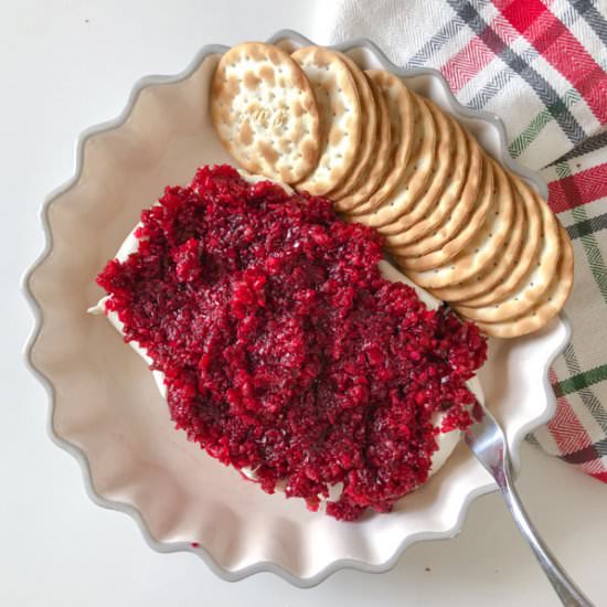 The Best Spicy Cranberry Dip - Recipe photo by Fueling a Southern Soul