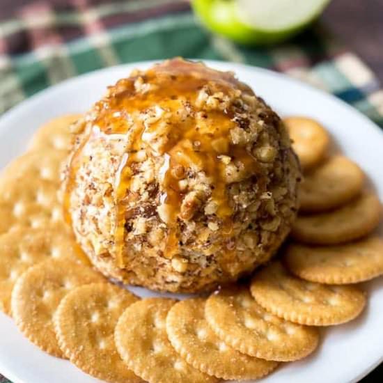 Caramel Apple Cheese Ball - Recipe photo by platingpixels