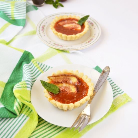 Figs and marmalade tarts - Recipe photo by Lapiccolaquaglia