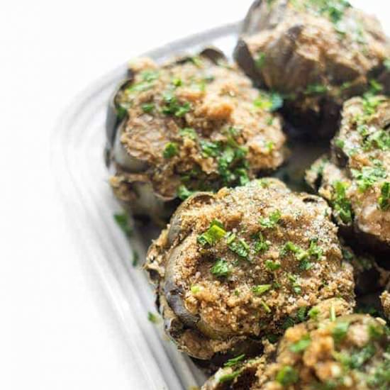 ITALIAN STUFFED ARTICHOKES - Recipe photo by thelemonbowl