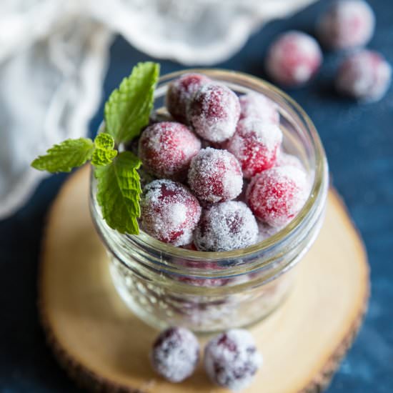 Sugared Cranberries - Recipe photo by Wild wild whisk