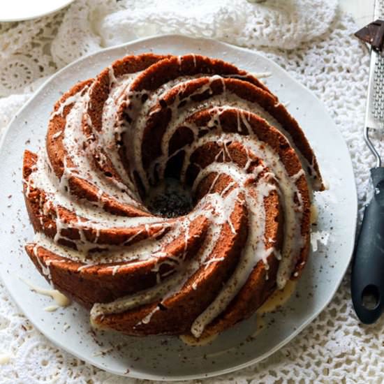 PUMPKIN, ORANGE AND RYE BUNDT CAKE - Recipe photo by sugarlovespices